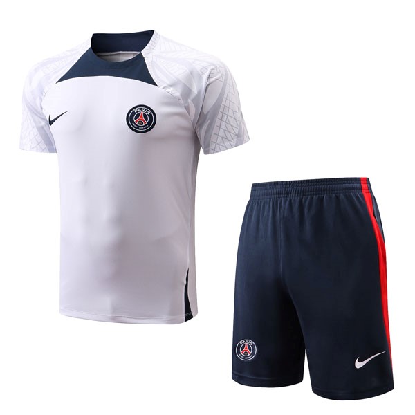 Maillot Entrainement PSG Ensemble Complet 2022-23 Blanc